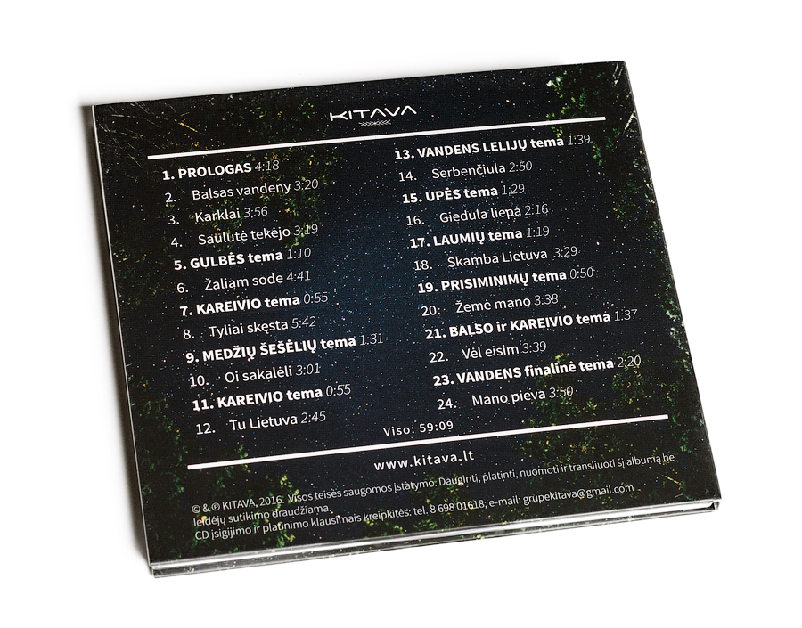 CD albumas „BALSAS VANDENY“ (2016) - Image 2